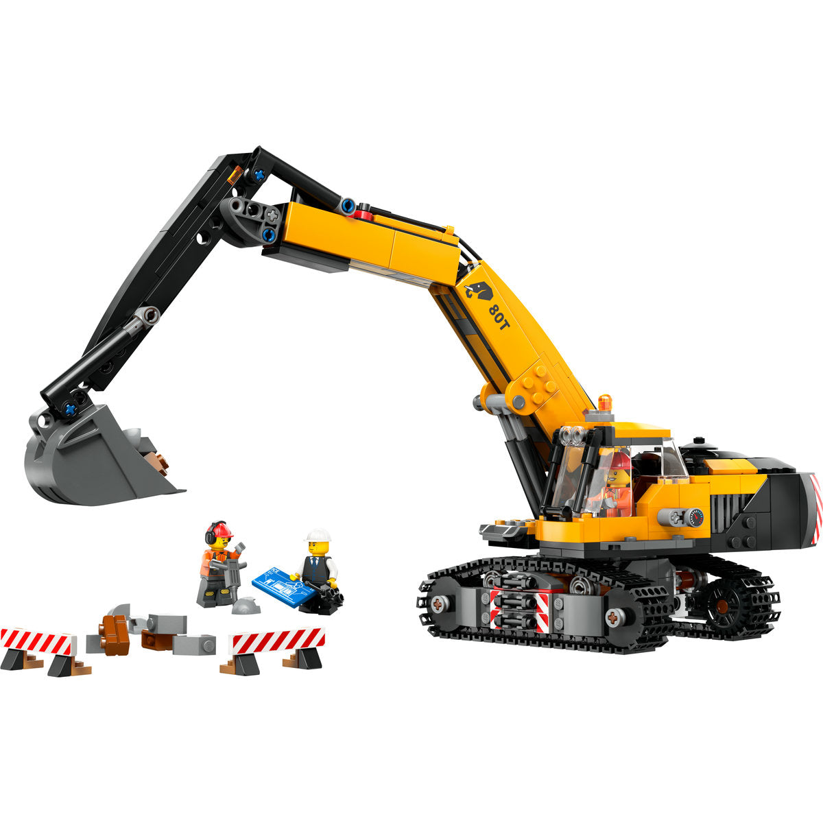 LEGO City Yellow Construction Excavator Toy 60420