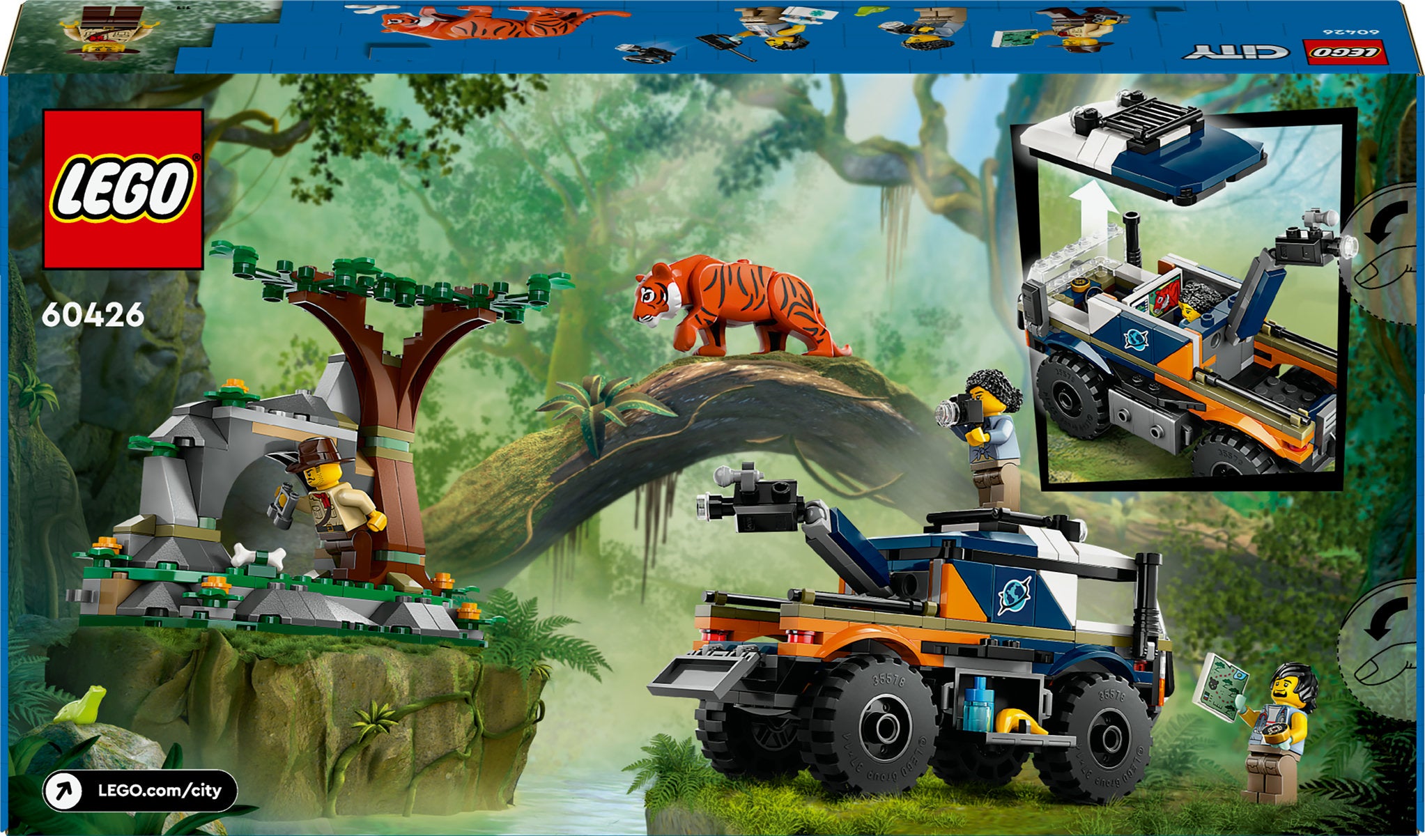 LEGO City Jungle Explorer Off-Road Truck Toy 60426