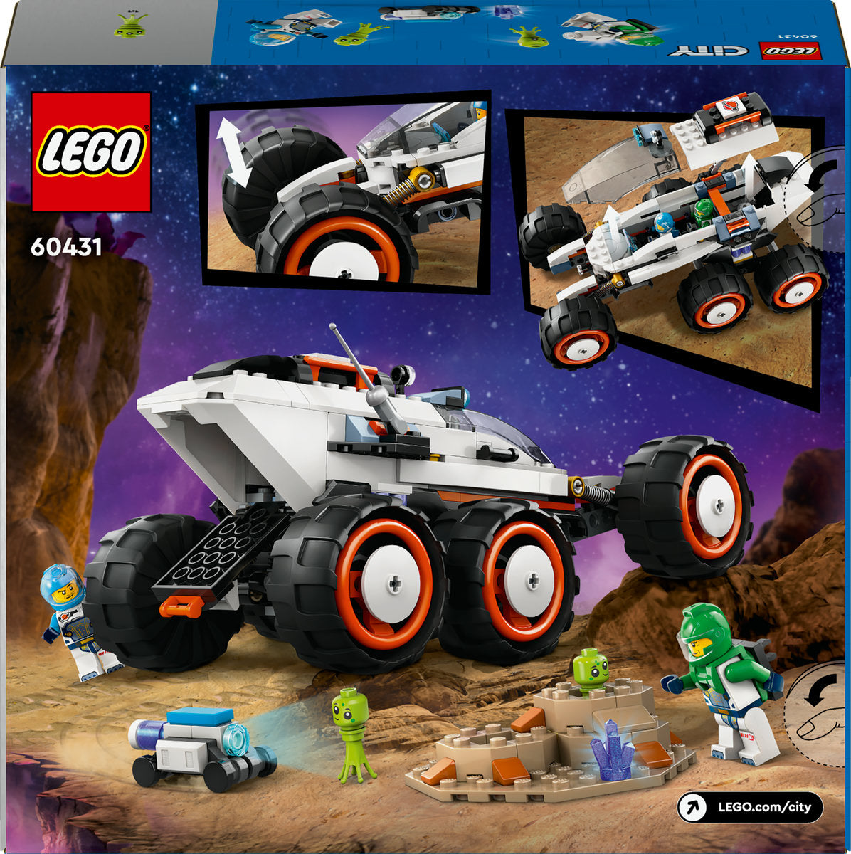 LEGO City Space Explorer Rover and Alien Life 60431