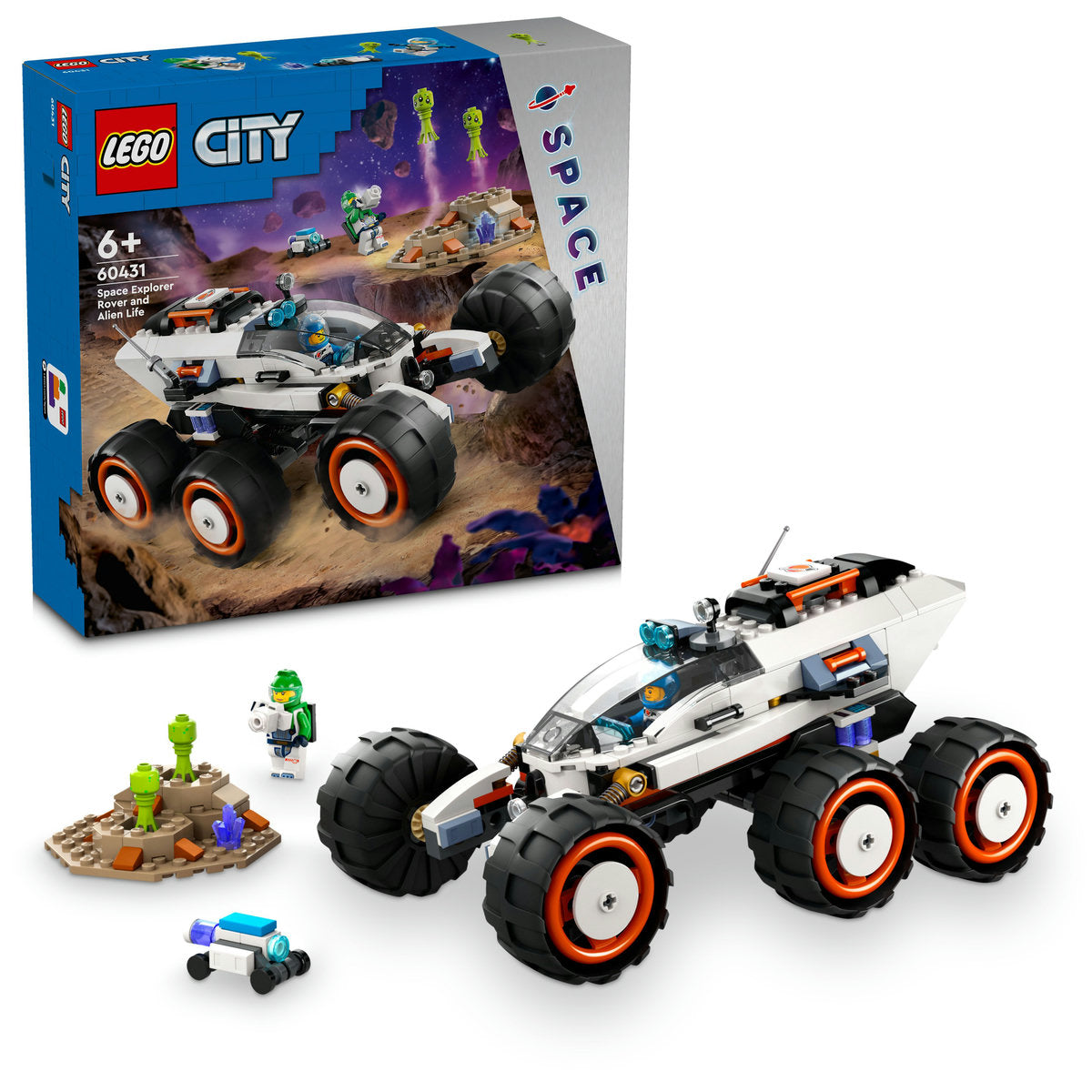 LEGO City Space Explorer Rover and Alien Life 60431