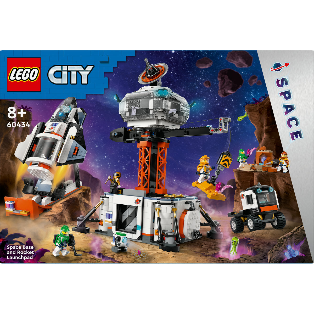 LEGO City Space Base and Rocket Launchpad Set 60434