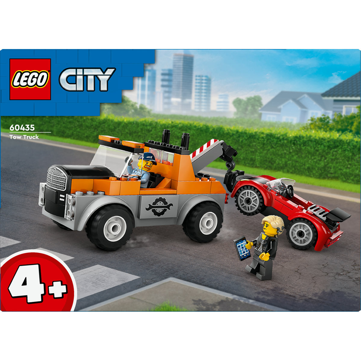 LEGO City Tow Truck and Sports Car Repair Toy 60435