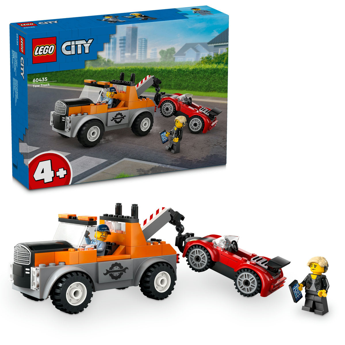 LEGO City Tow Truck and Sports Car Repair Toy 60435