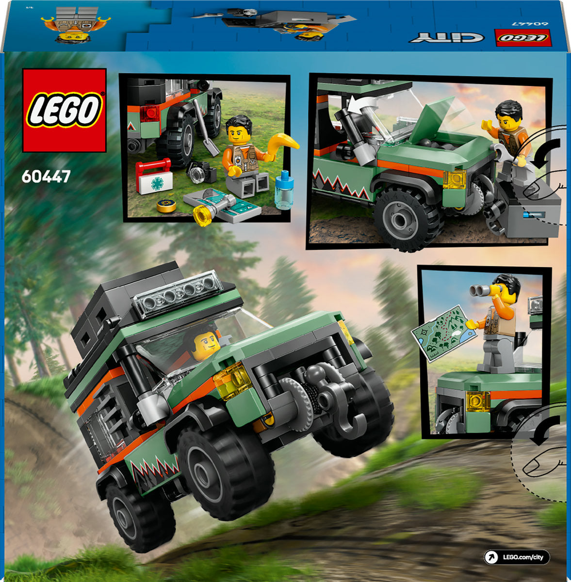 LEGO City Off-Road 4x4 Mountain Truck Toy 60447