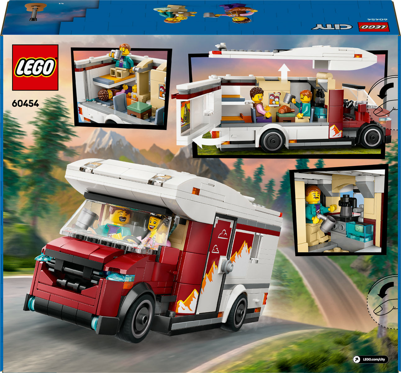 LEGO City Holiday Adventure Camper Van Toy 60454
