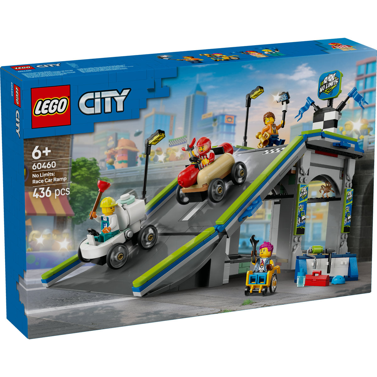 LEGO City No Limits: Race Car Ramp Track Set 60460