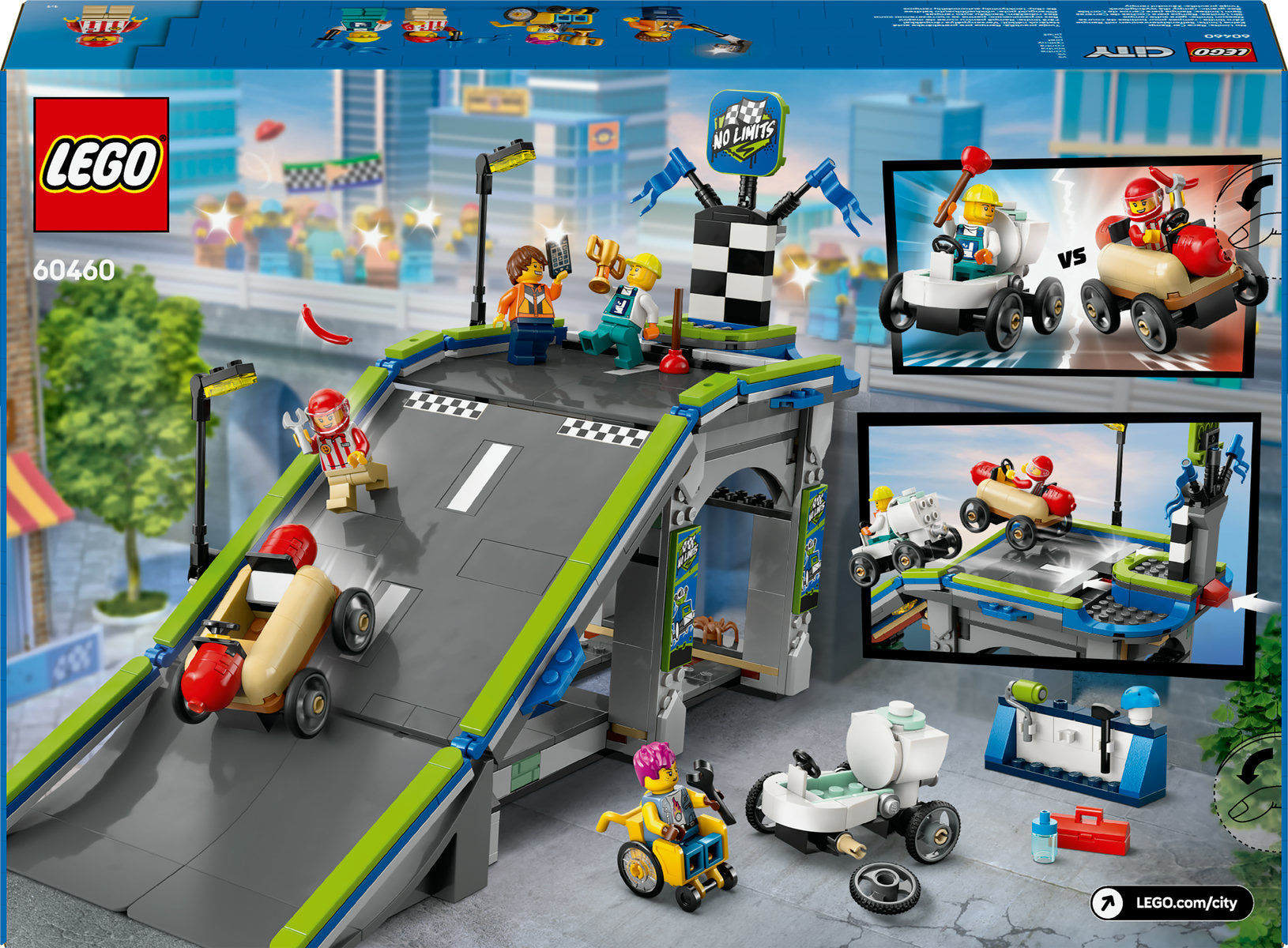 LEGO City No Limits: Race Car Ramp Track Set 60460