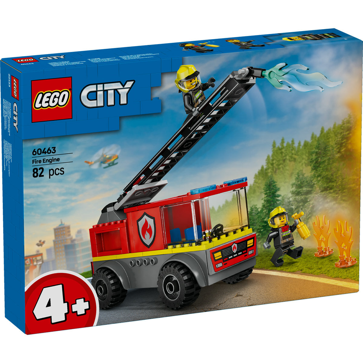 LEGO City Fire Engine with Ladder Toy Playset 60463