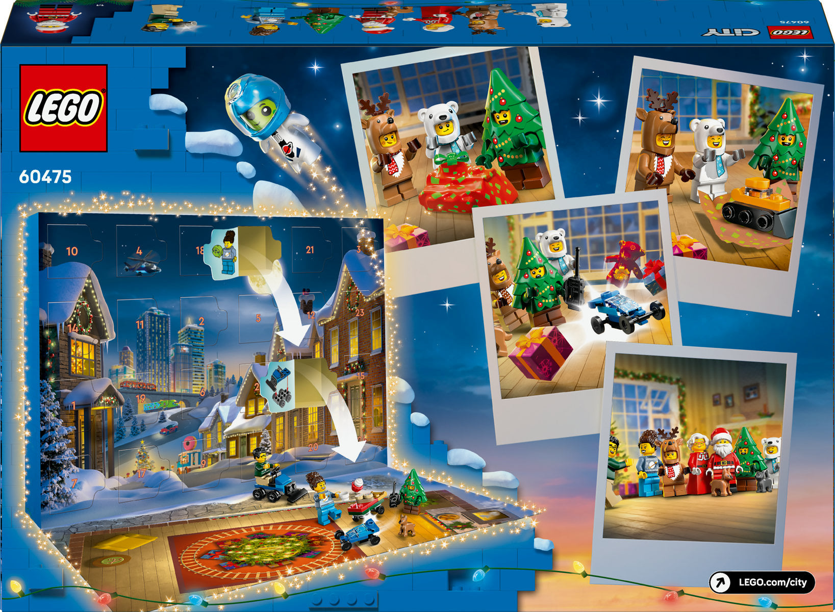 LEGO City Advent Calendar 2025 Toy for Kids 60475