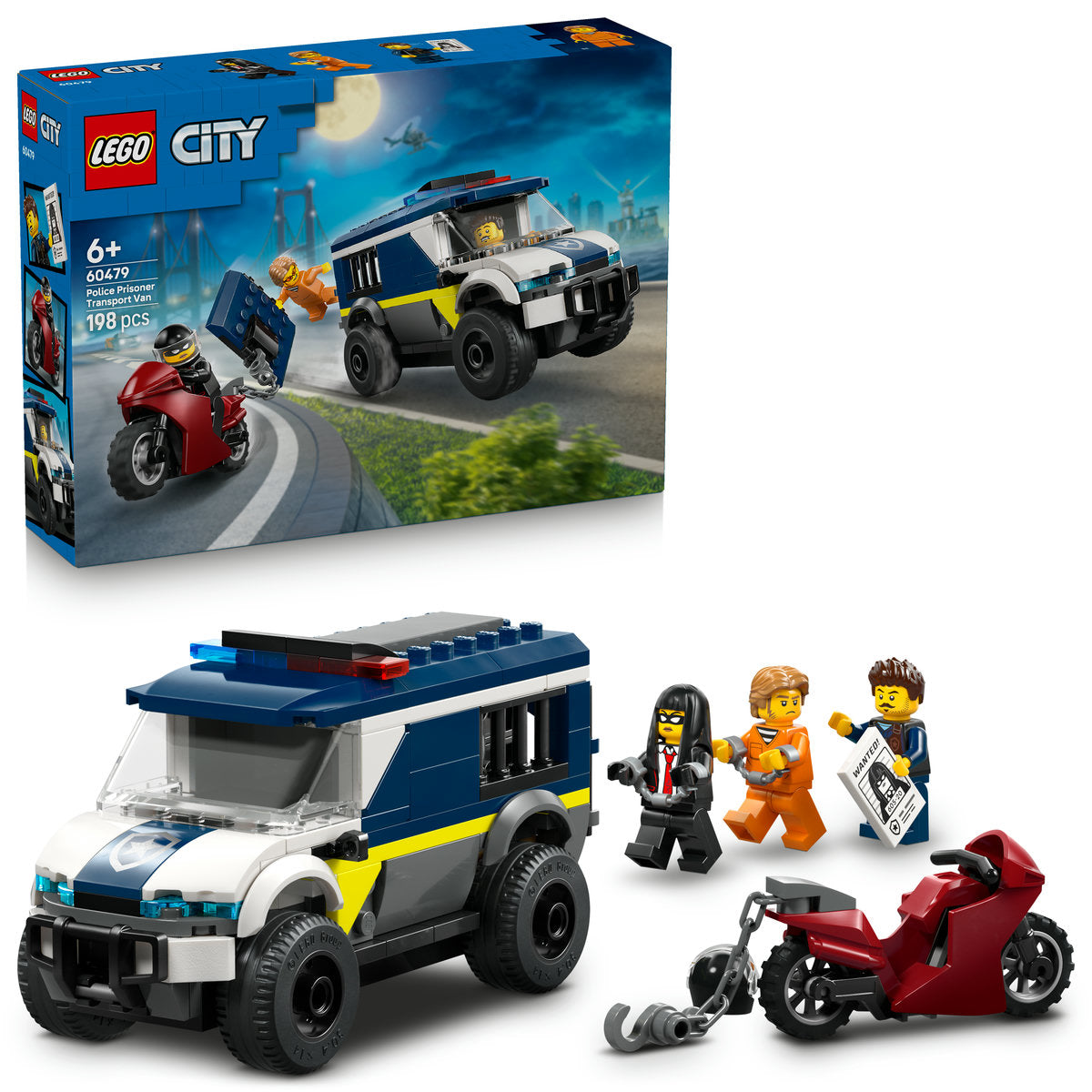 LEGO City Police Prisoner Transport Van Toy 60479