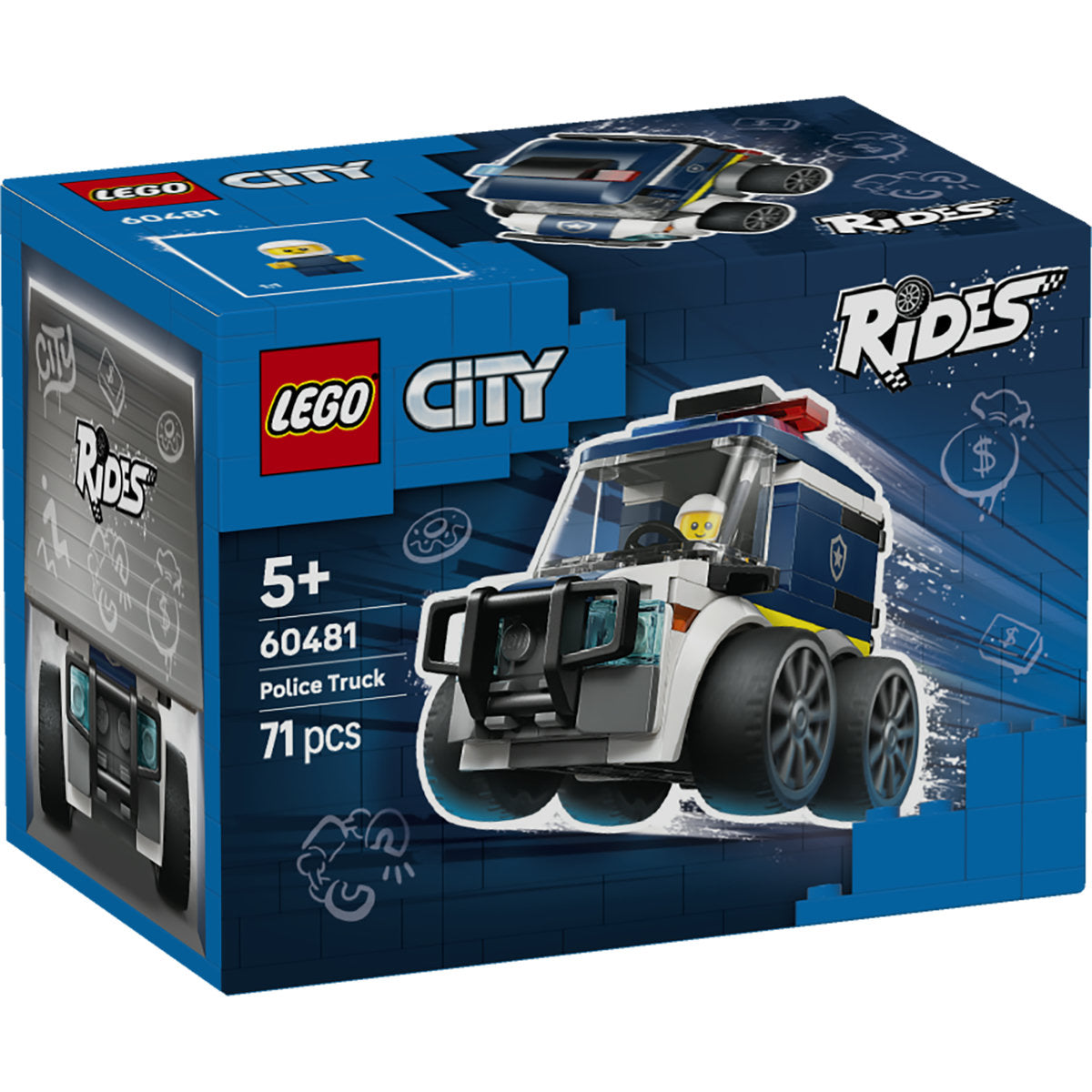 LEGO City Rides – Police Truck Toy For kids 60481