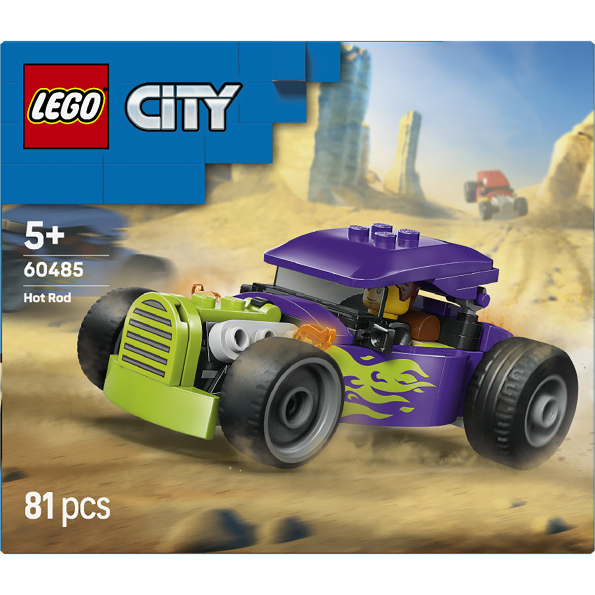 LEGO City Hot Rod Race Car Toy and Minifigure 60485