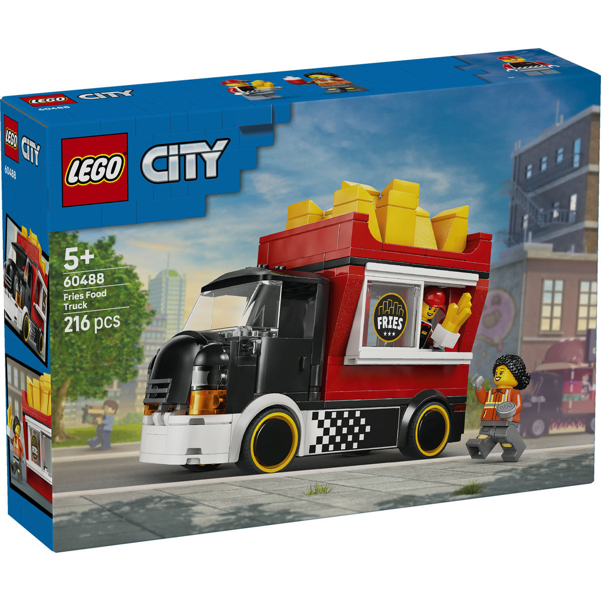 LEGO City Fries Food Truck Toy - Building Set 60488