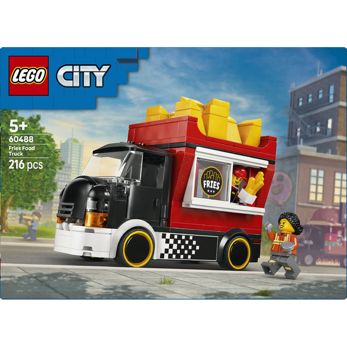 LEGO City Fries Food Truck Toy - Building Set 60488