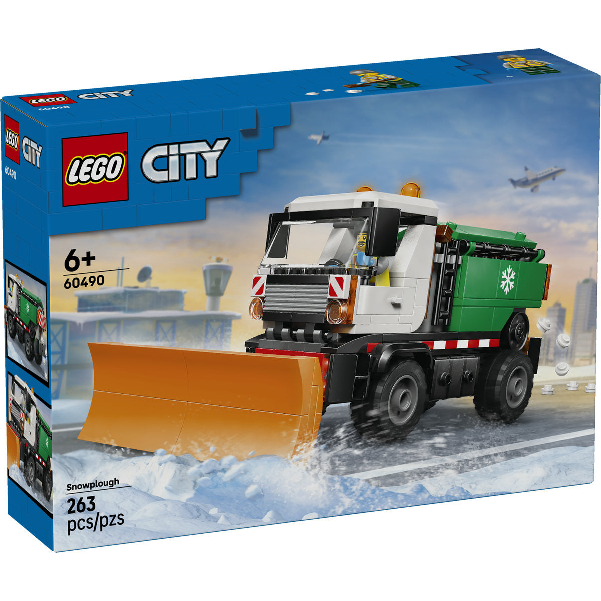 LEGO City Snowplough Truck Toy Building Set 60490