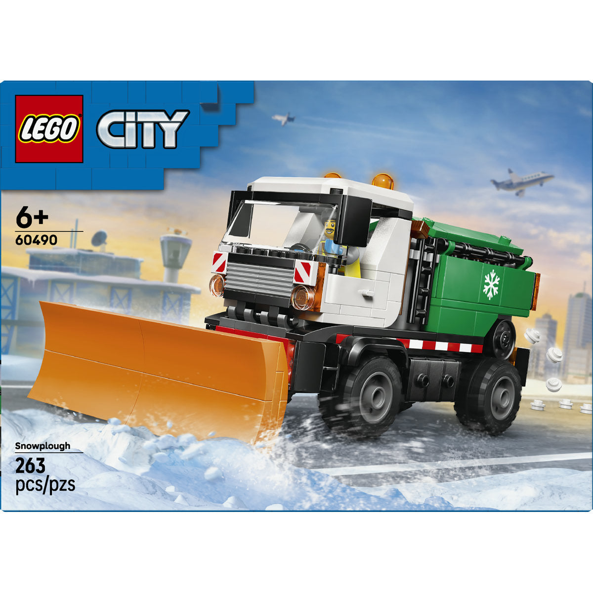LEGO City Snowplough Truck Toy Building Set 60490