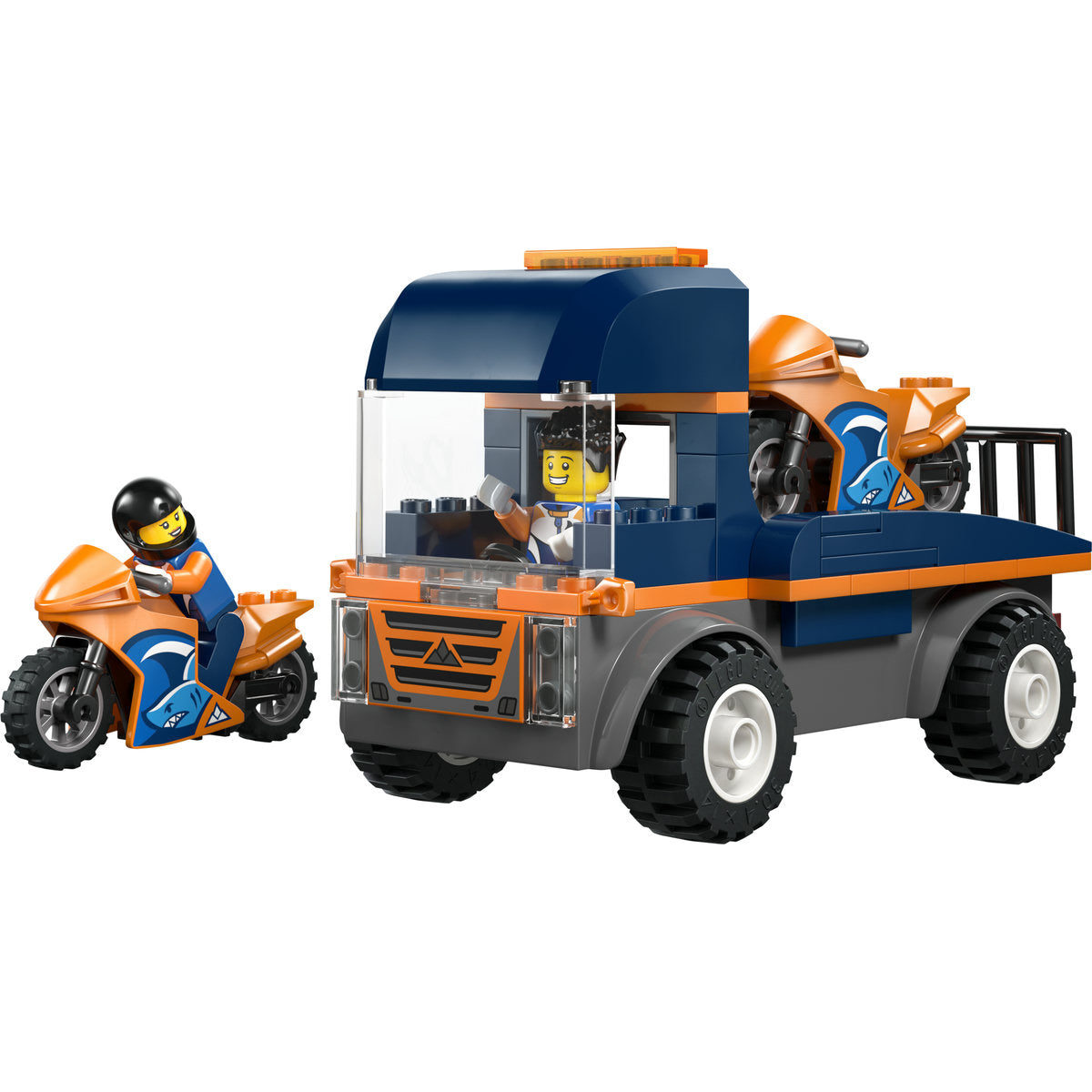 LEGO City Motorcycle Transporter Truck Toy 60491