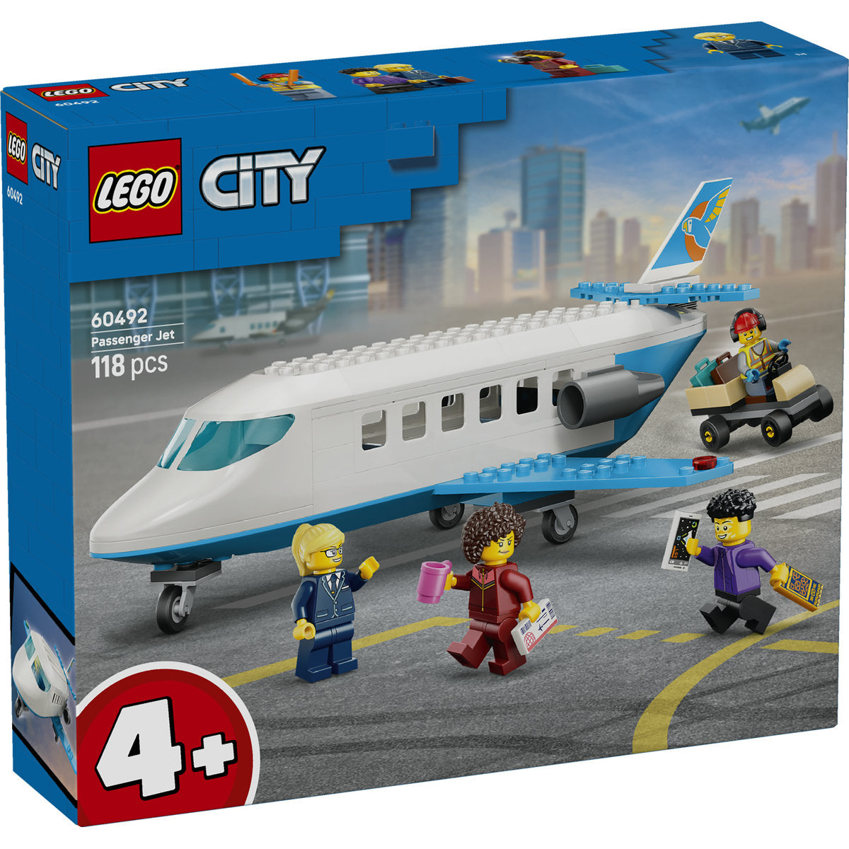 LEGO City Passenger Jet Airplane Building Set 60492