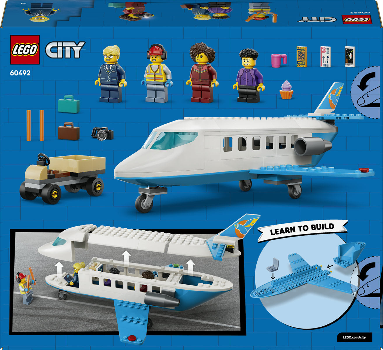 LEGO City Passenger Jet Airplane Building Set 60492