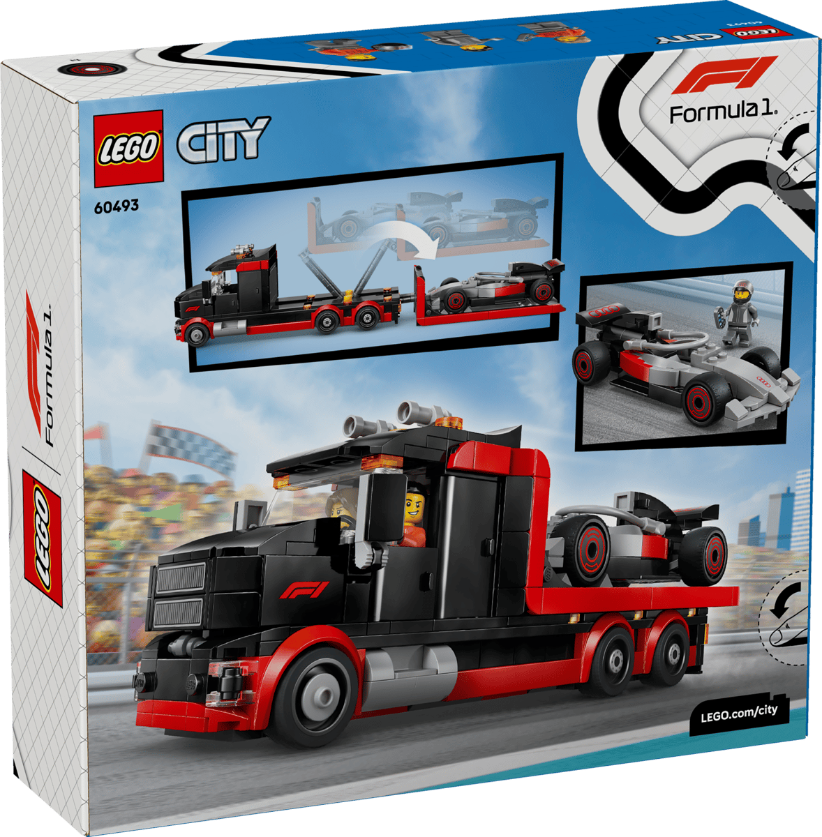 LEGO City F1 Display Truck with Audi F1 Race Car 60493