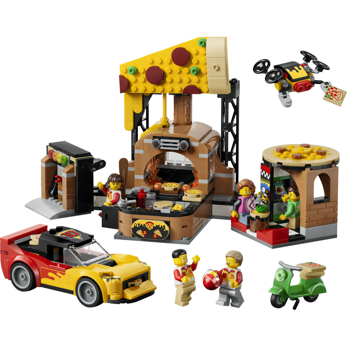 LEGO City Pizza Delivery Vehicle Building Set 60496
