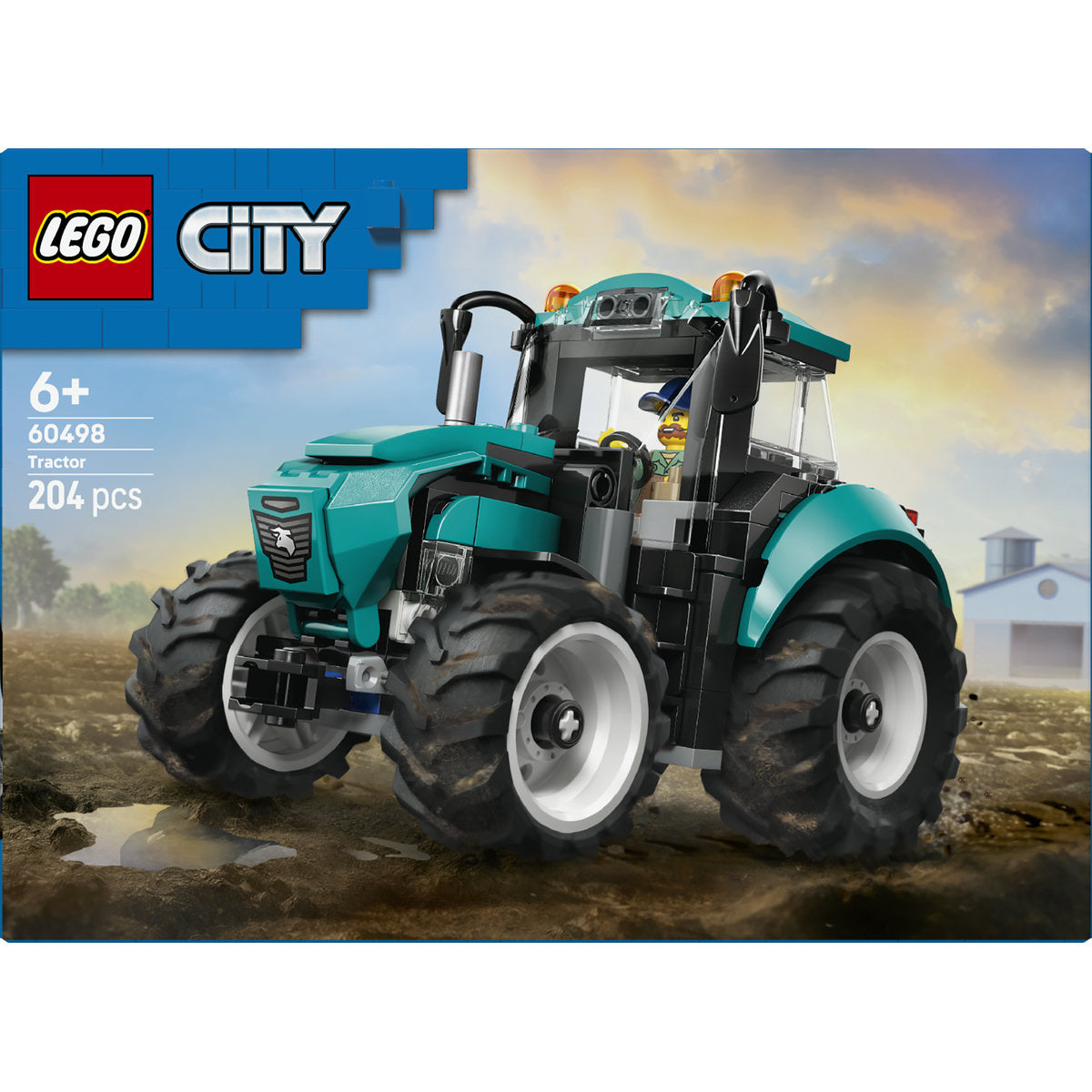LEGO City Tractor - Farm Toy Building Set 60498