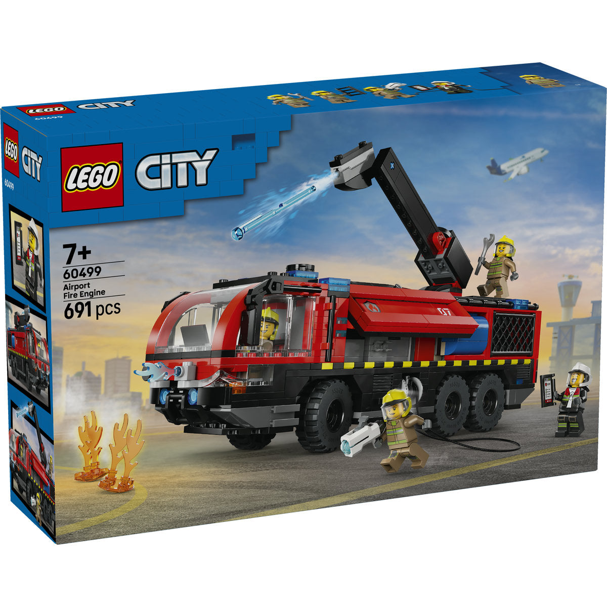 LEGO City Airport Fire Engine Truck Toy 60499
