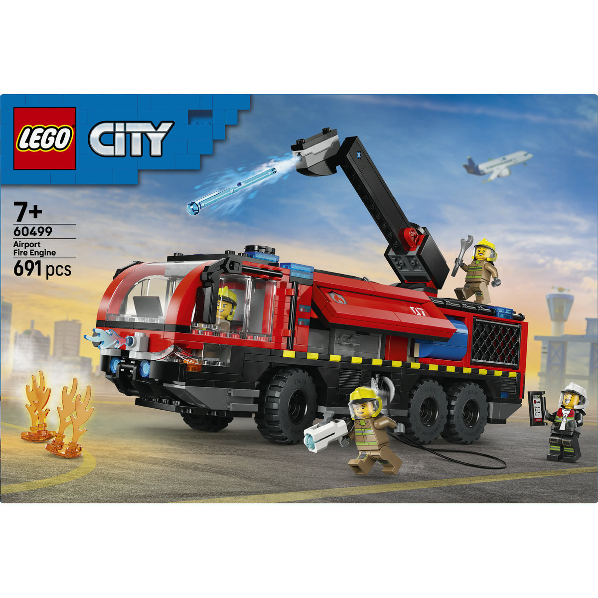 LEGO City Airport Fire Engine Truck Toy 60499