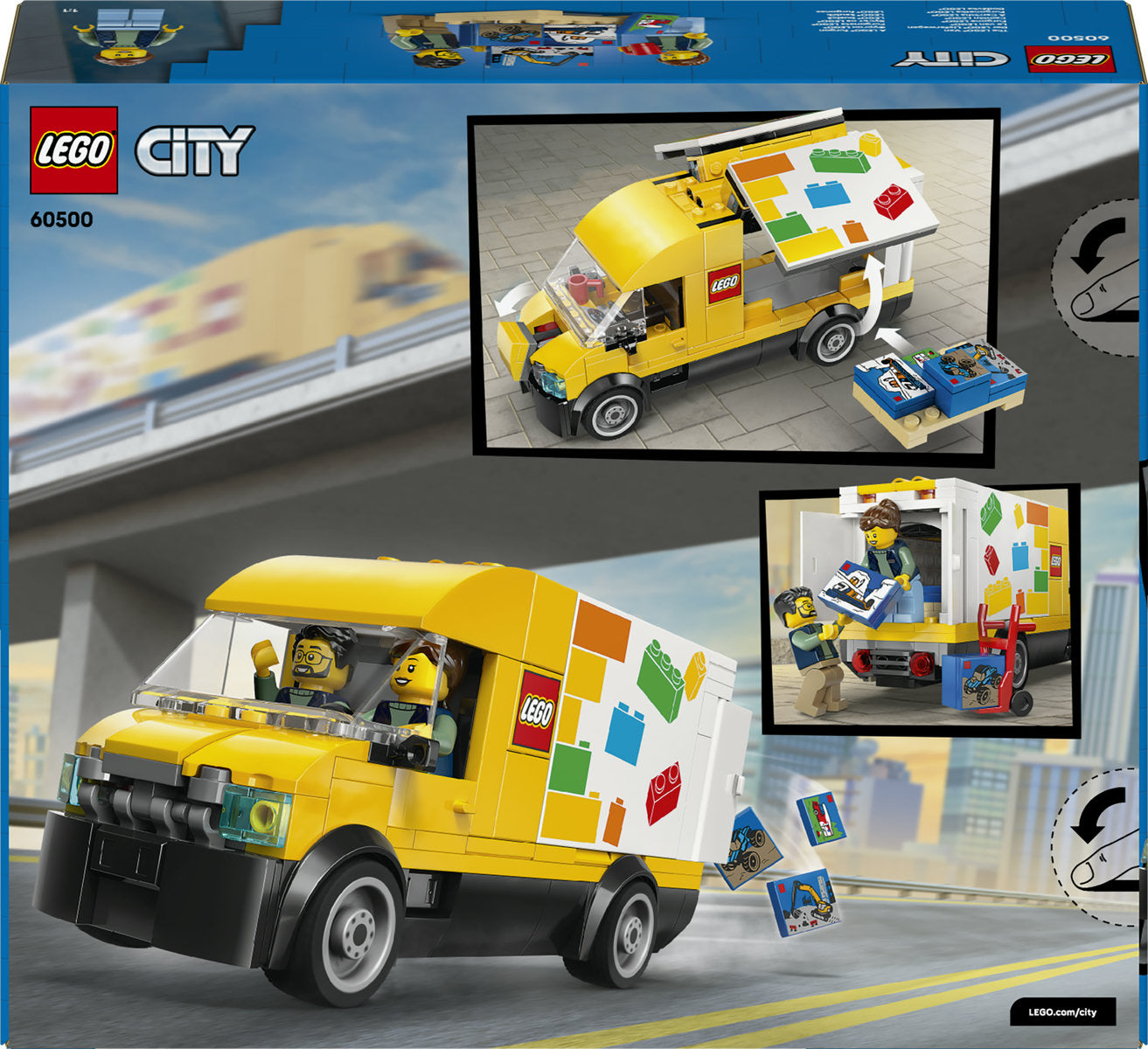 LEGO City: The LEGO Van Toy with 2 Minifigures 60500