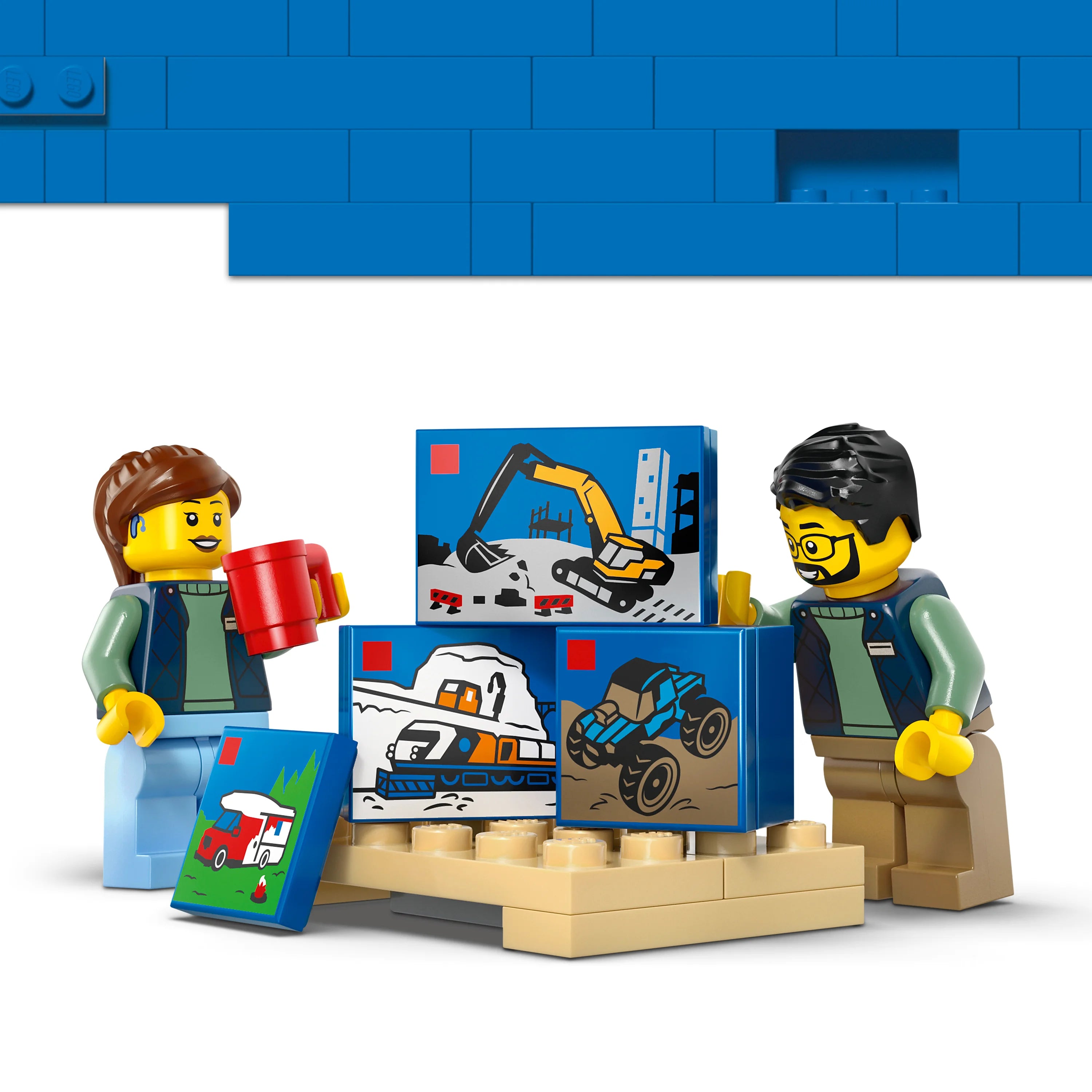 LEGO City: The LEGO Van Toy with 2 Minifigures 60500