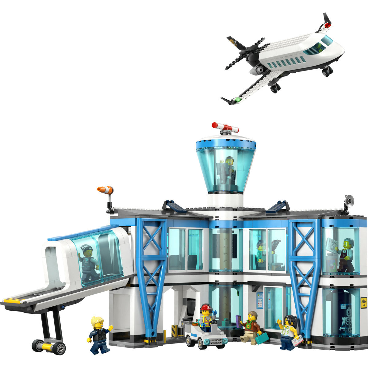 LEGO City Airport with Airplane Toy Model Kit 60502