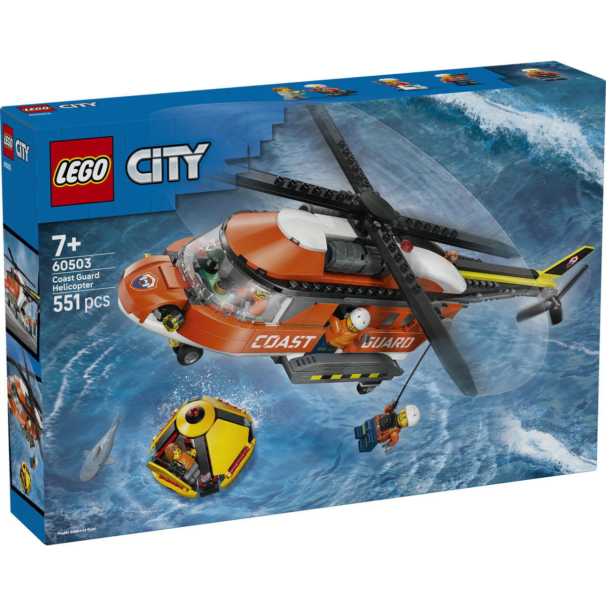 LEGO City Coast Guard Helicopter Building Toy 60503