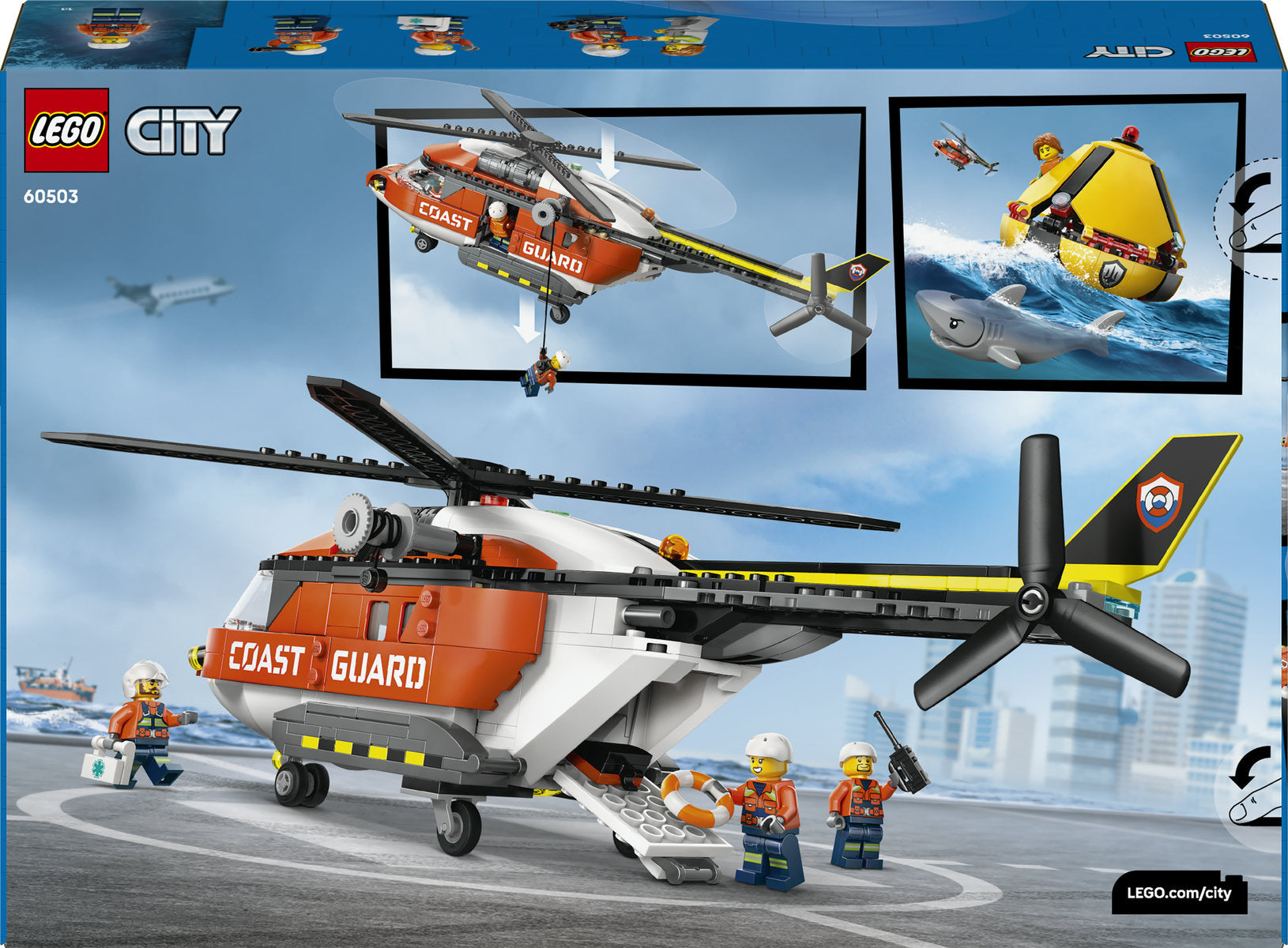 LEGO City Coast Guard Helicopter Building Toy 60503