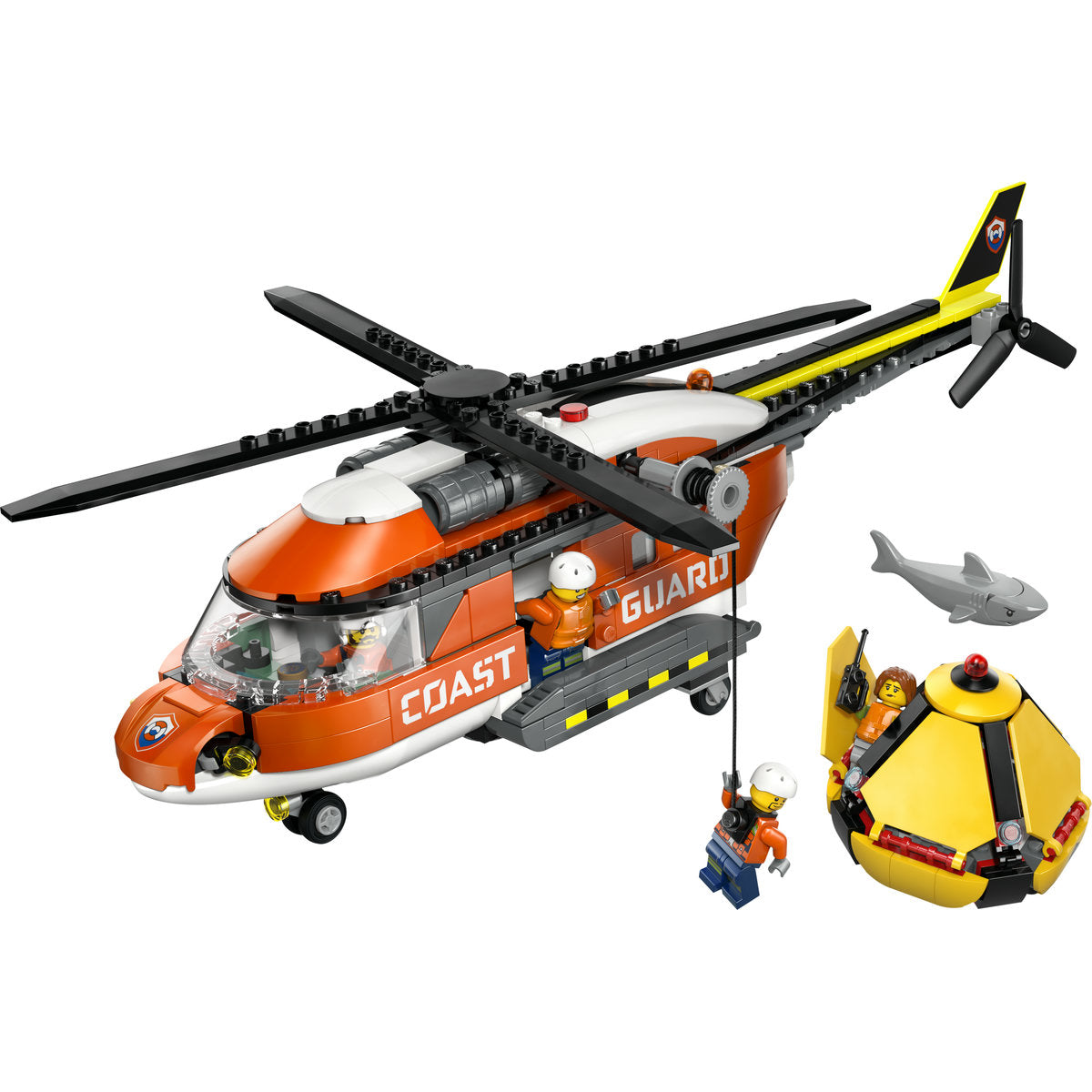 LEGO City Coast Guard Helicopter Building Toy 60503