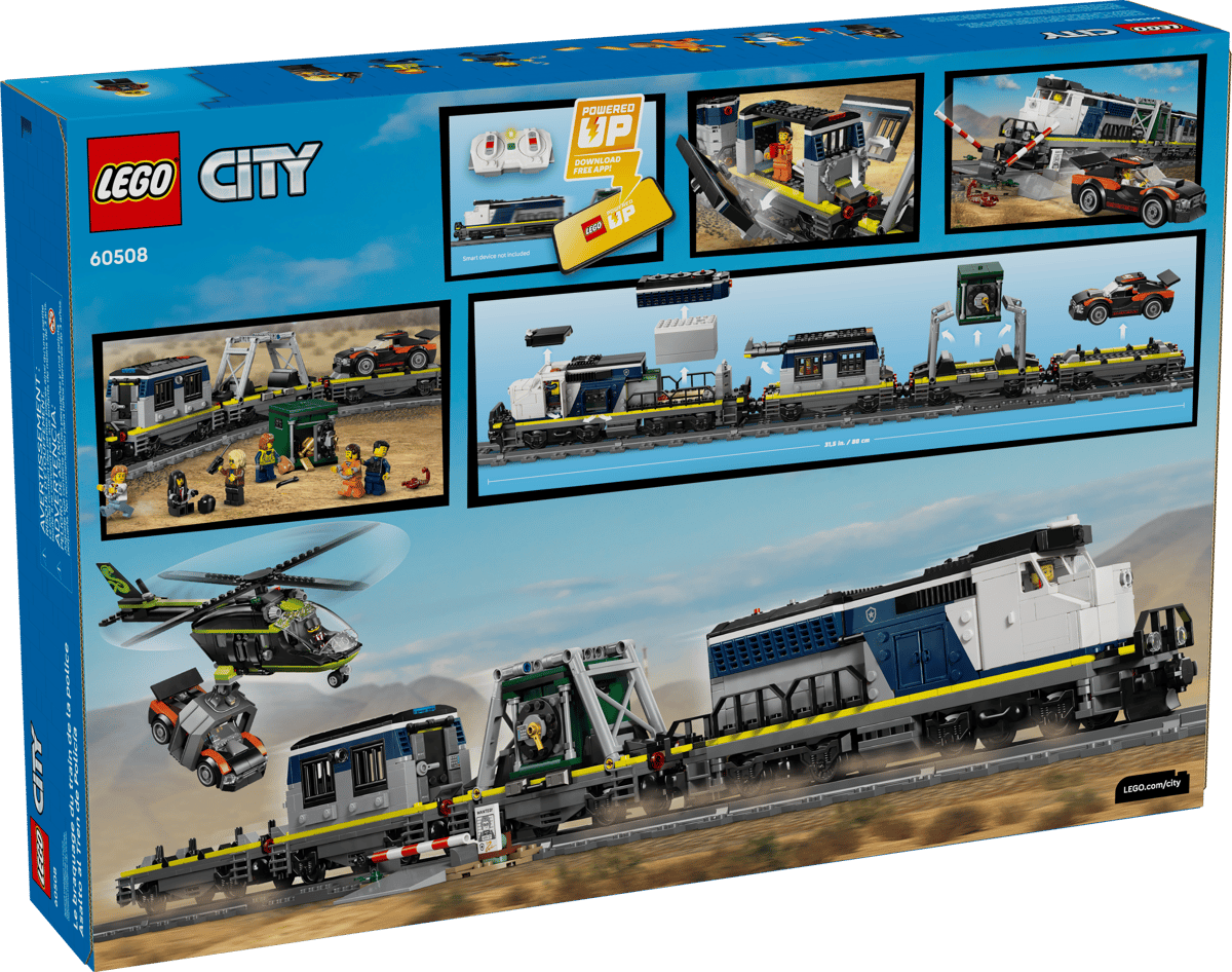 LEGO City Police Train Heist - Toy Train Set 60508