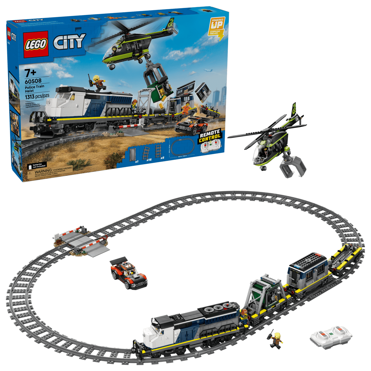 LEGO City Police Train Heist - Toy Train Set 60508