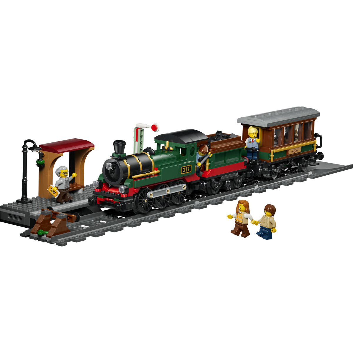 LEGO City Vintage Steam Train Building Set 60511