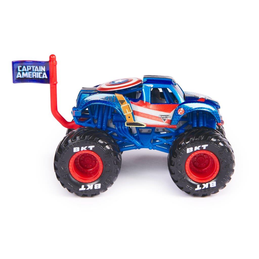 Monster Jam 1.64 Marvel Die Cast Trucks