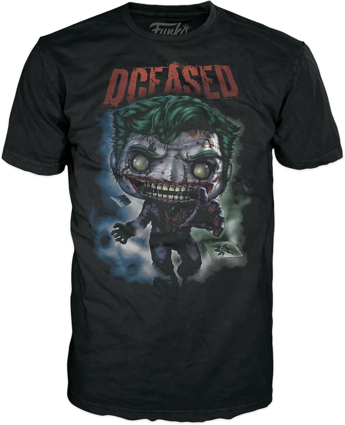 Funko Pop! DCeased Joker Blacklight Vinyl Figure & T-Shirt – Large