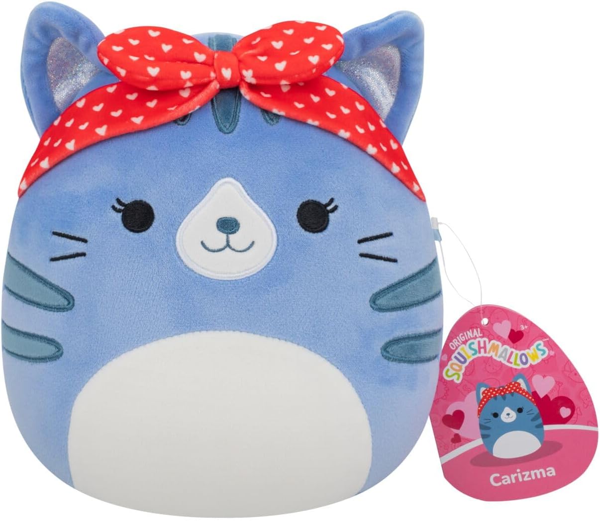 7.5" Squishmallow Carizma The Blue Tabby Cat