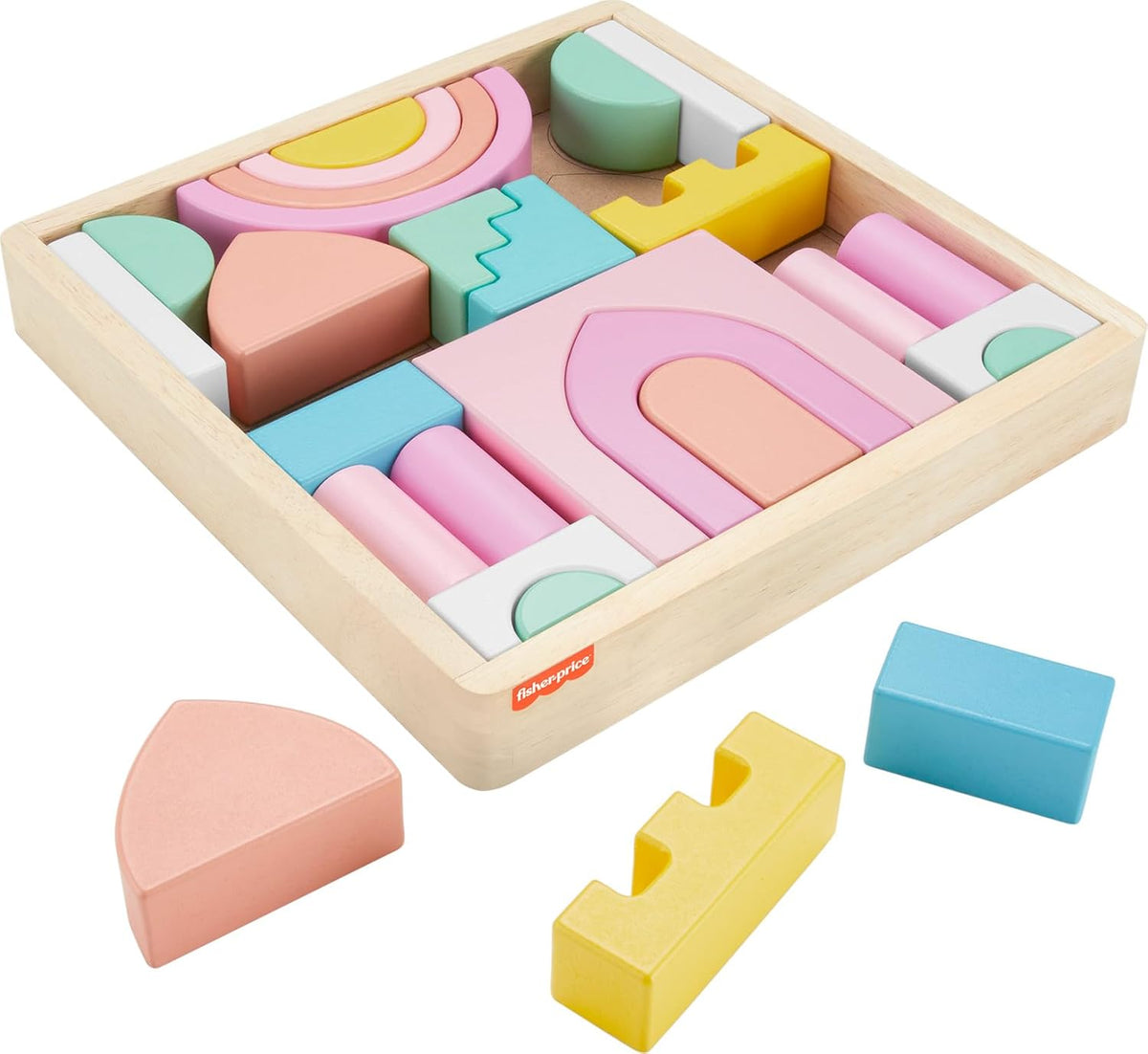 Fisher Price Wooden Castle Block Set