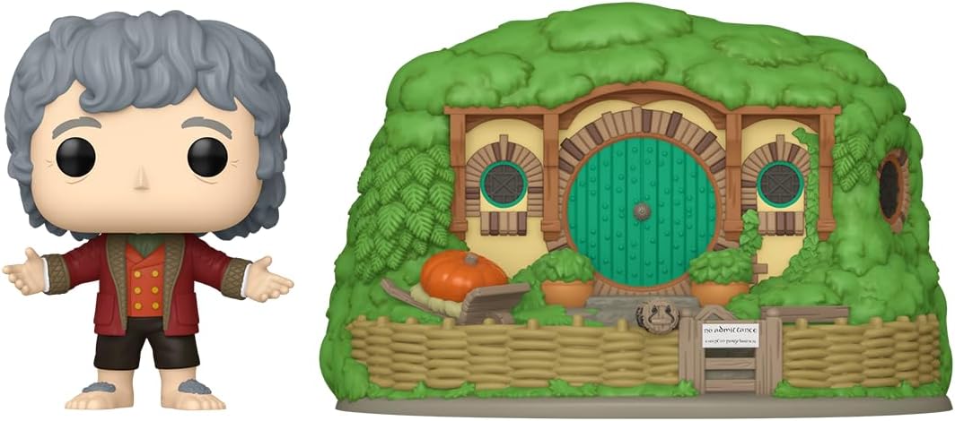 Funko POP! Town The Lord of the Rings Bilbo Baggins & Bag End Vinyl Figures