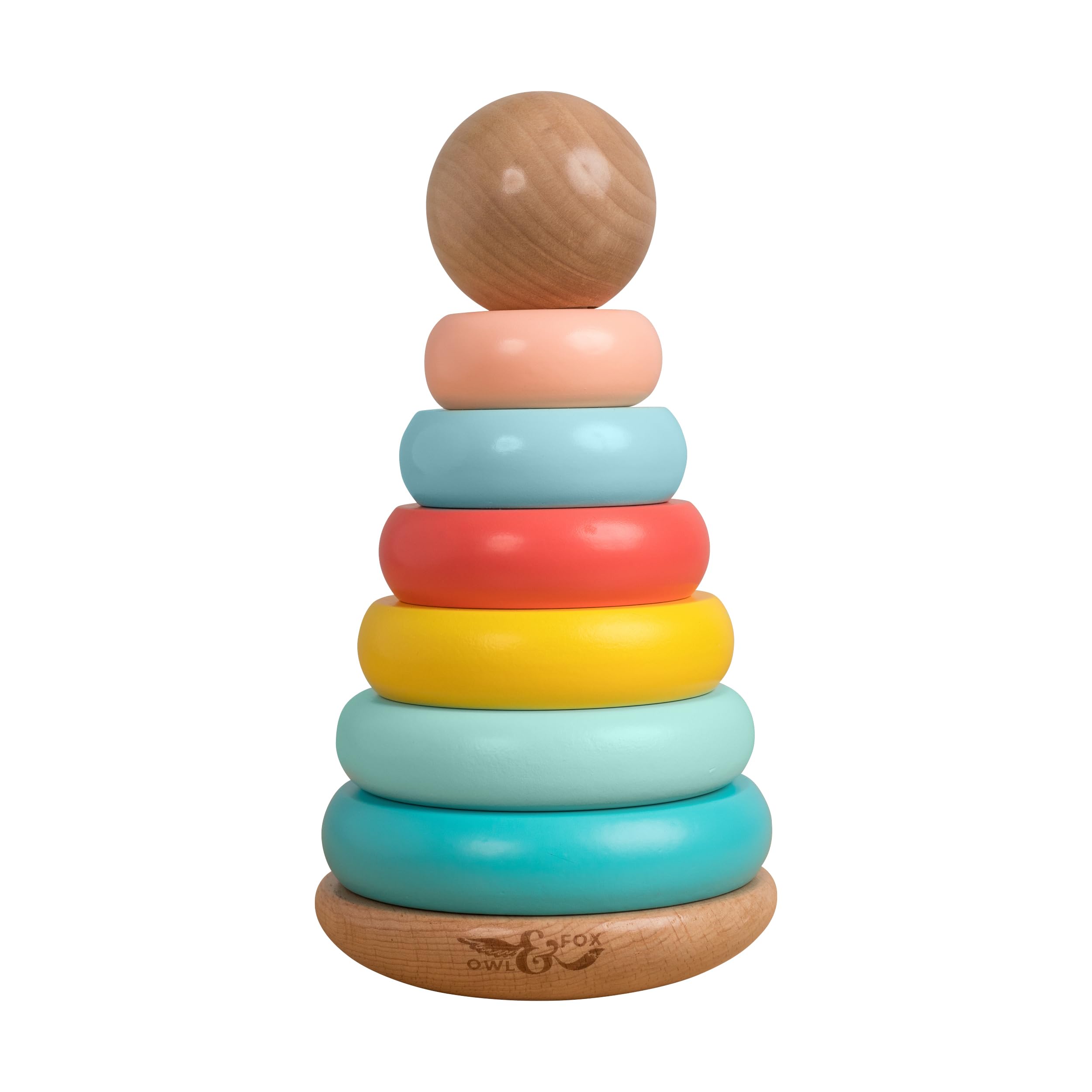 Owl & Fox Wooden Tower 8 Pcs