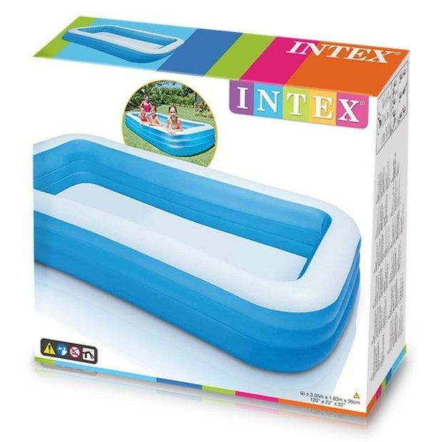 Intex Rectangular Inflable Pool 305 x 183 x 56 cm