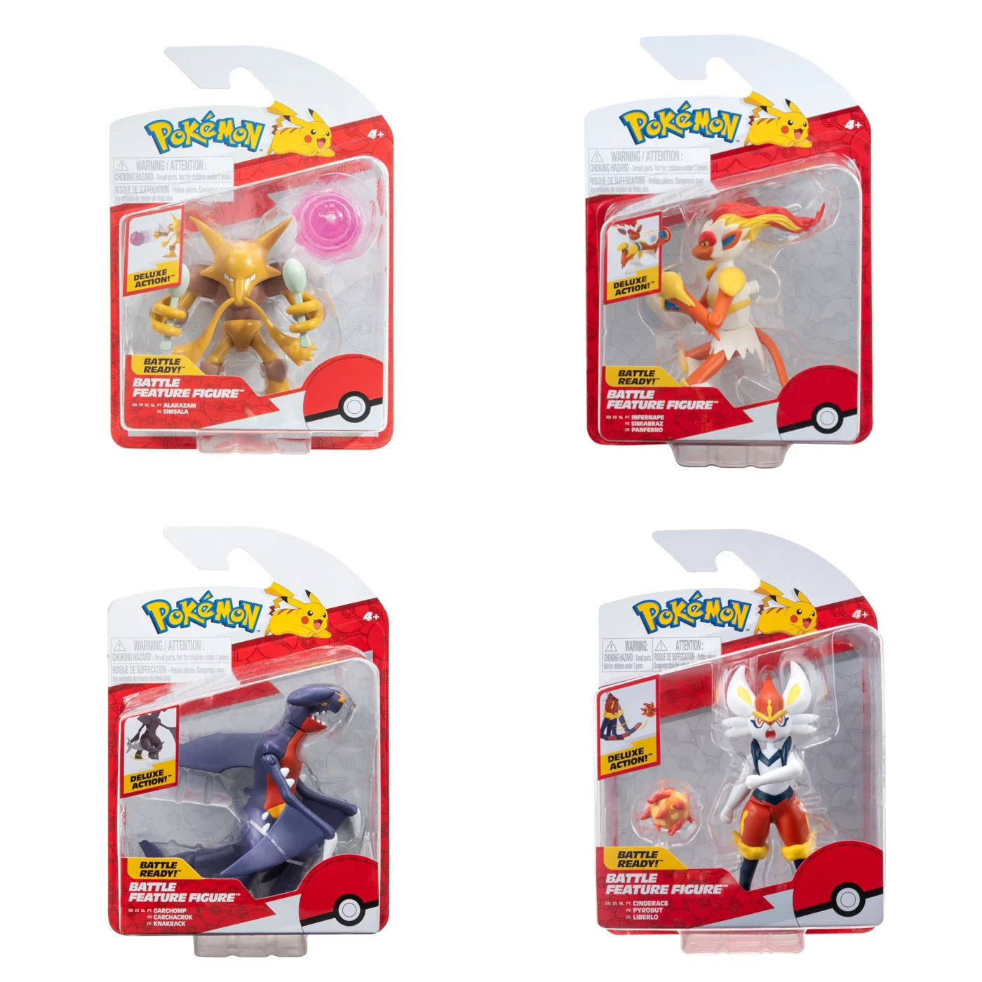 Pokemon 4.5" Battle Feature Figures Asst