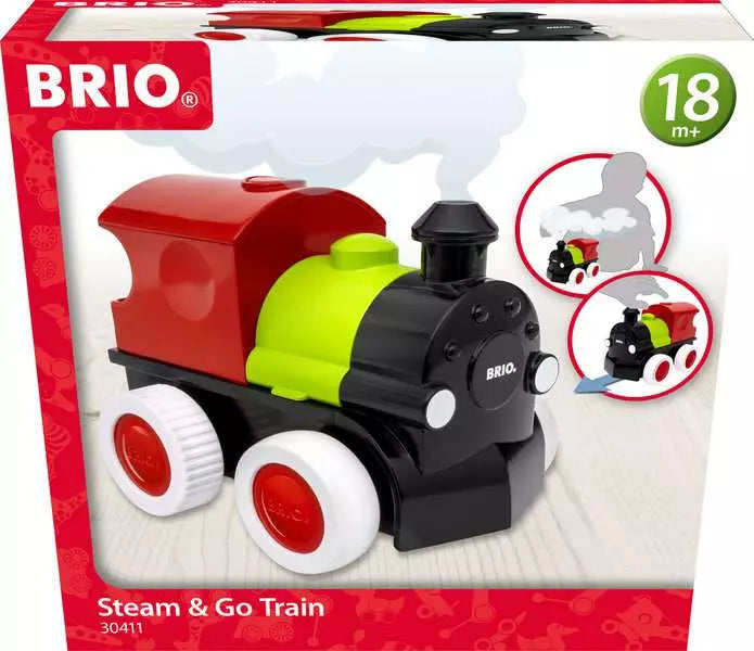 BRIO Steam & Go Wooden Train