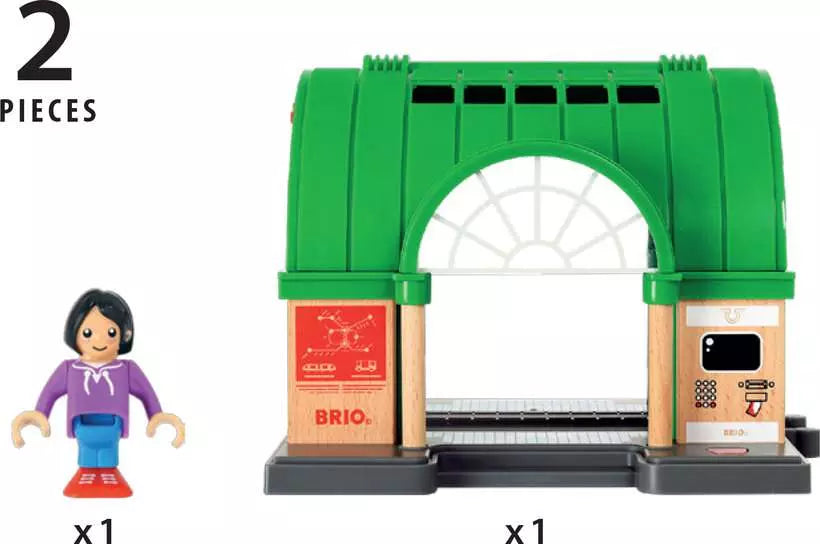 BRIO Central Travel Station Wooden Railway Set