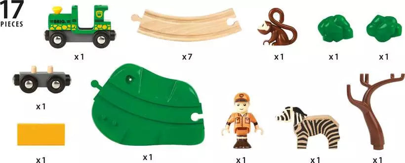 BRIO Safari Railway Set