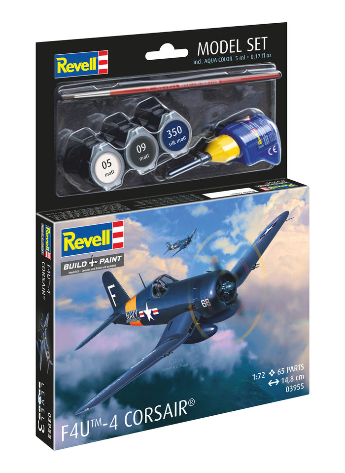 Revell Model Set F4U-4 Corsair Plastic Model Kit
