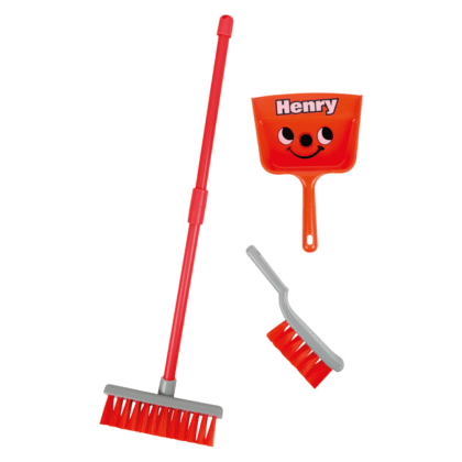 Casdon Henry Brush Set Kids Cleaning Toy Role Play